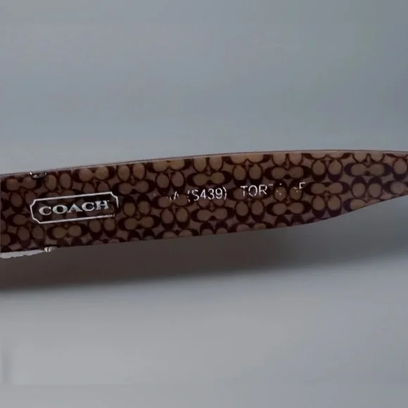 COACH ANNA (S439) Tortoise Butterfly Wrap Sunglasses Frames Brown Gradient-READ - Picture 5 of 8